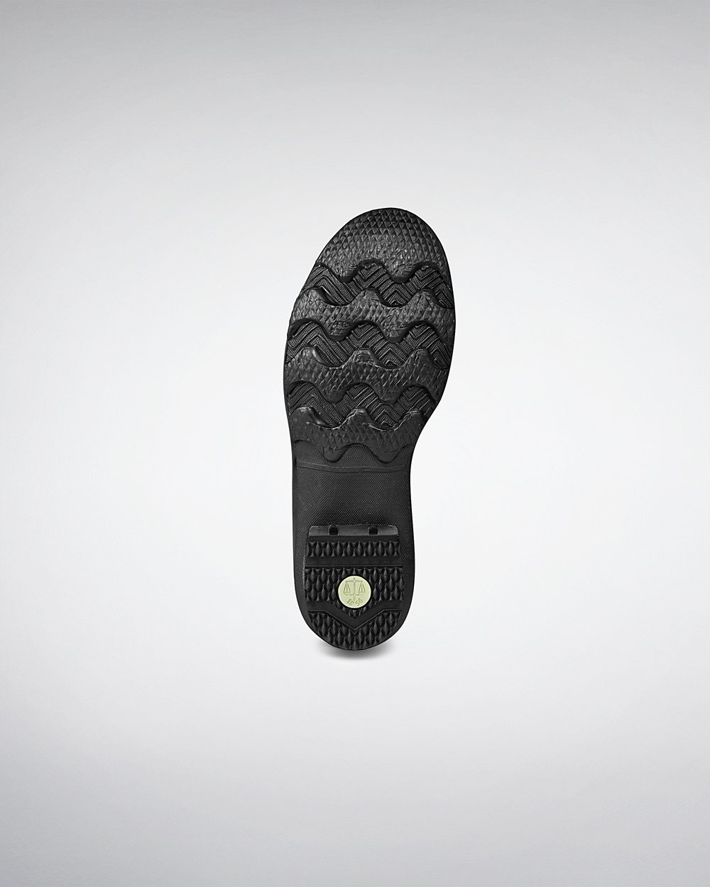 Mens Tall Rain Boots - Hunter Norris Field Side Adjustable Neoprene Lined (56VMPNGIY) - Black